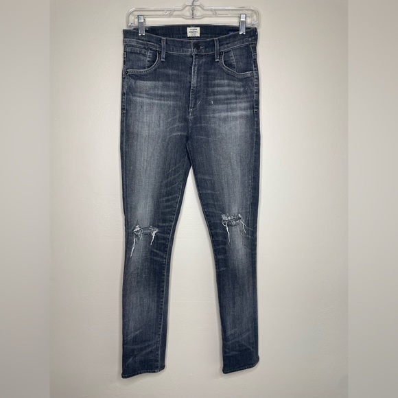 Citizens Of Humanity Carlie Jeans Distressed Grey Carlie Skinny Jeans Size 27 - Picture 1 of 11